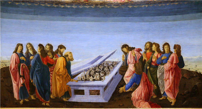 弗朗切斯科·博蒂奇尼(Francesco Botticini)作品-《圣母升天》