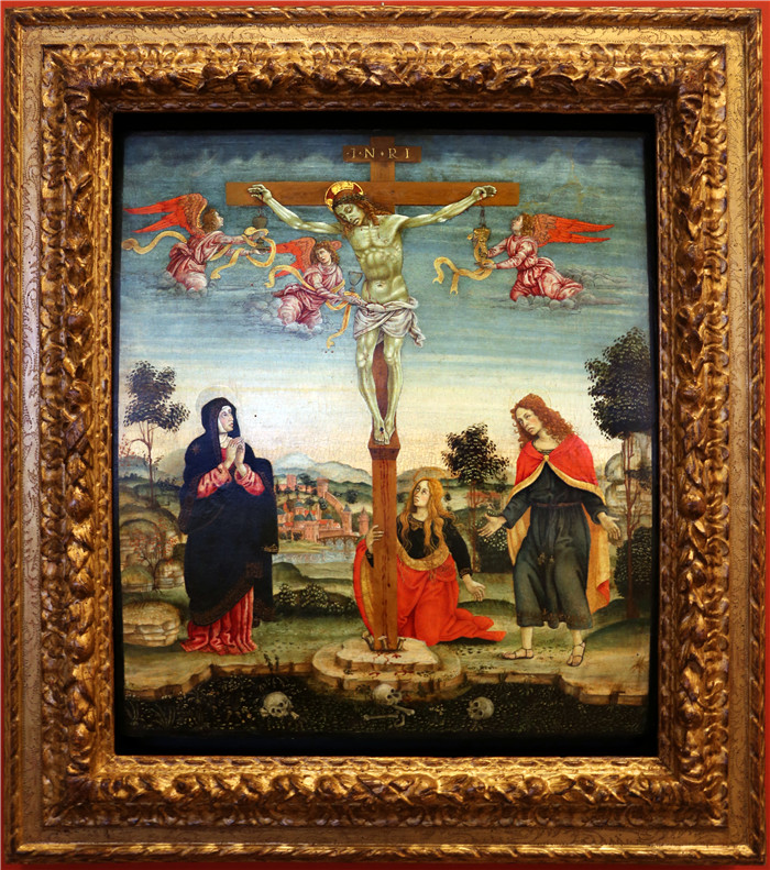 《被钉十字架》弗朗切斯科·博蒂奇尼（Francesco Botticini）作品