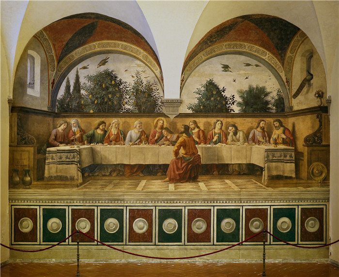 多梅尼科·吉兰达约（Domenico Ghirlandaio）作品-《最后的晚餐》