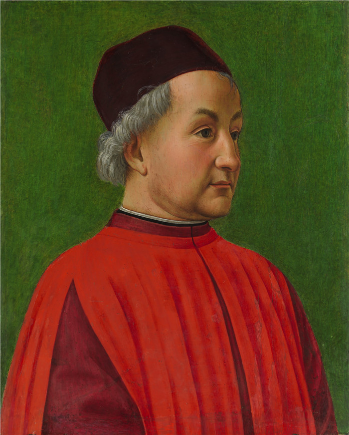 多梅尼科·吉兰达约（Domenico Ghirlandaio）作品-男人的肖像