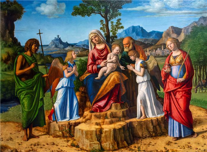 西玛·达·科内利亚诺(Cima da Conegliano)高清作品-埃及人的生活