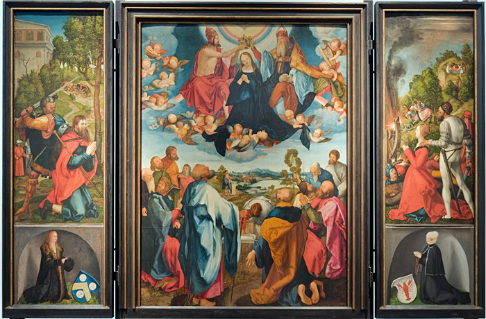 马蒂亚斯·格吕内瓦尔德（Matthias Grünewald）作品-海勒祭坛画