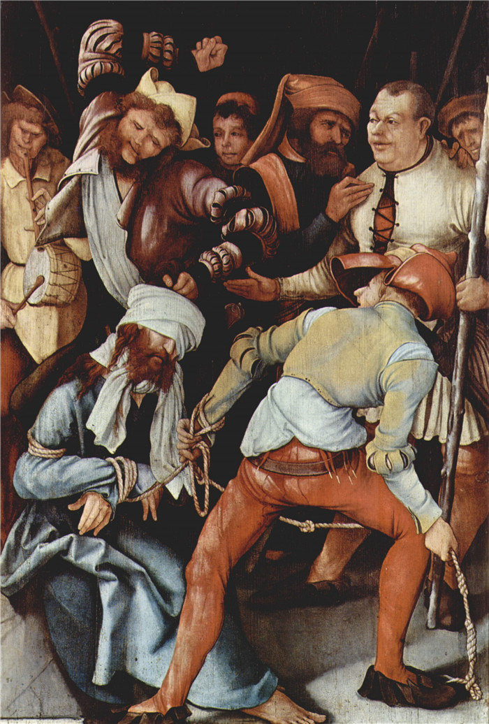 马蒂亚斯·格吕内瓦尔德（Matthias Grünewald）作品-对基督的嘲弄 1