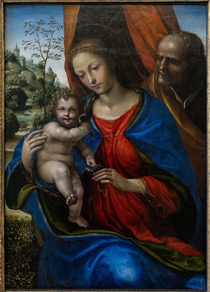 索杜玛(Il Sodoma)高清作品-神圣的家族