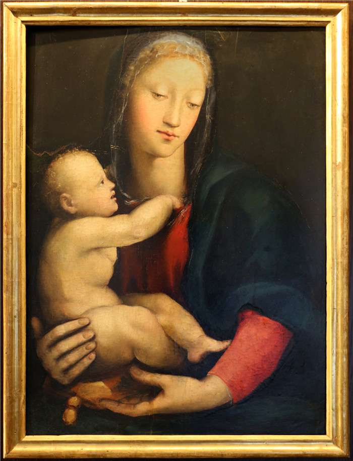 多梅尼科.贝卡富米(Domenico Beccafumi)作品-麦当娜与孩子