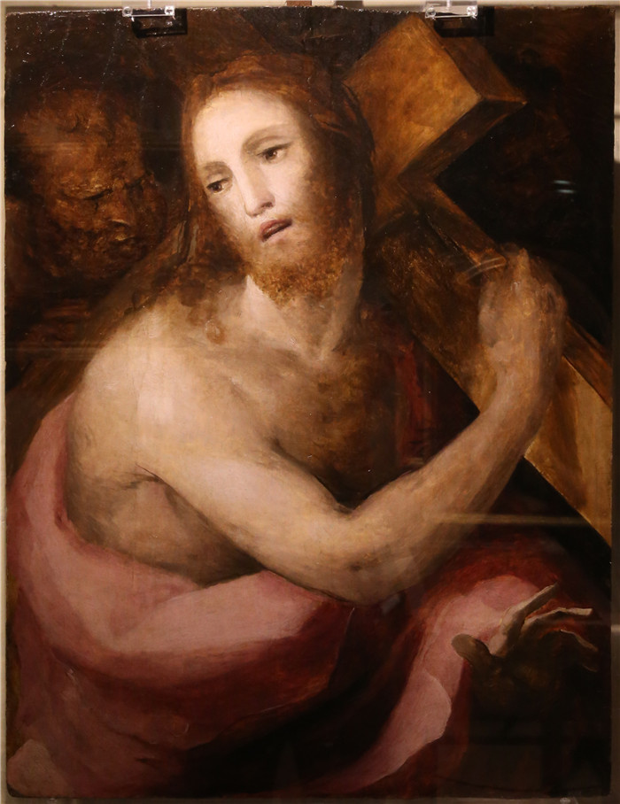 多梅尼科.贝卡富米(Domenico Beccafumi)作品-基督携带者，1545年