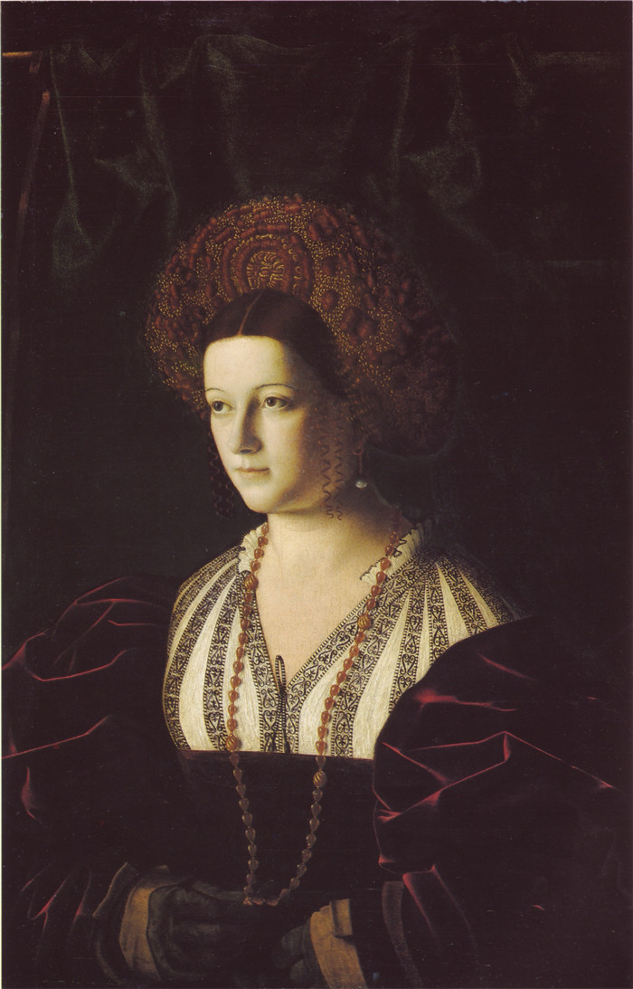 威尼托（Bartolomeo Veneto）作品-Ritratto di genttildonna