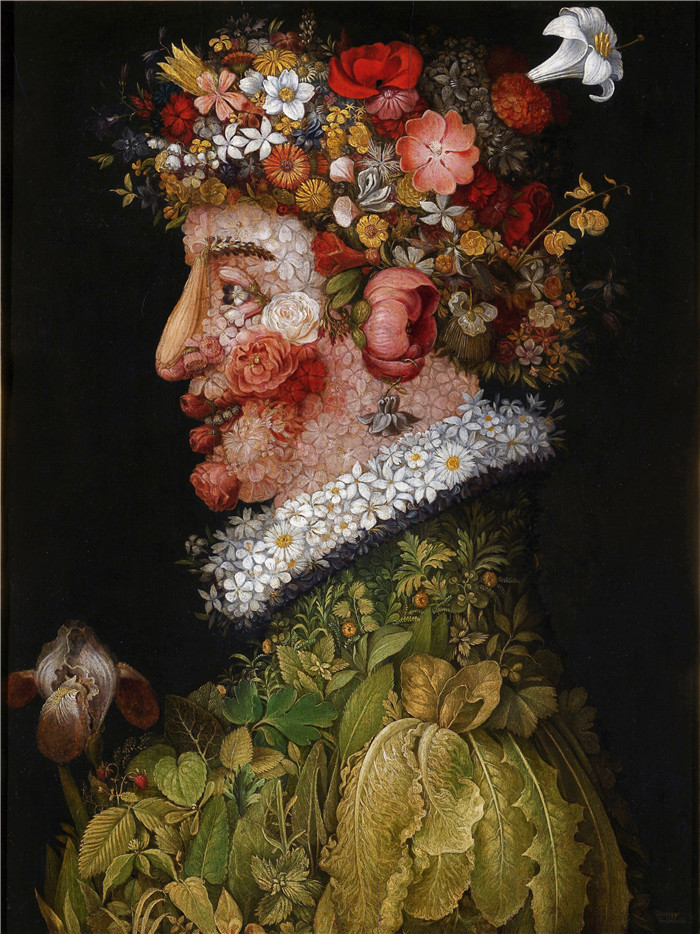 朱塞佩·阿辛博多（Giuseppe Arcimboldo）-春天