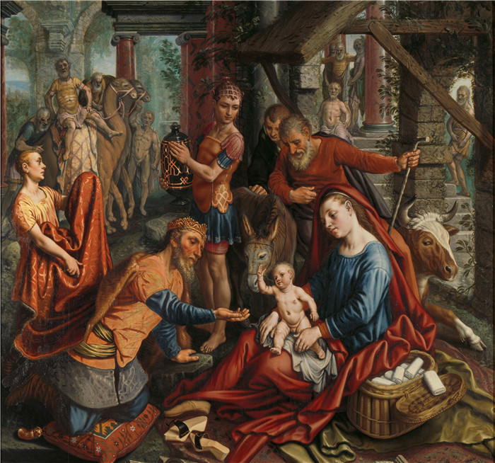 彼得·埃森（Pieter Aertsen）作品-贤士的崇拜
