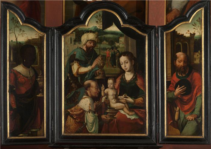 彼得·科克·范·阿尔斯特（Pieter Coecke van Aelst）作品 -三联画与贤士的崇拜