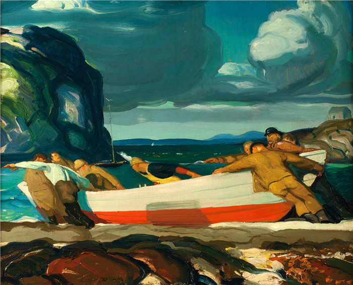 乔治·贝洛斯（George Bellows）作品-大多莉