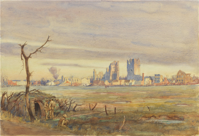 西里尔·亨利·巴罗 （Cyril Henry Barraud）-伊普尔的第一眼