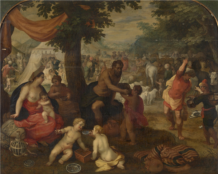 老亨德里克·范·巴伦（Hendrick van Balen）作品-沙漠中的以色列人