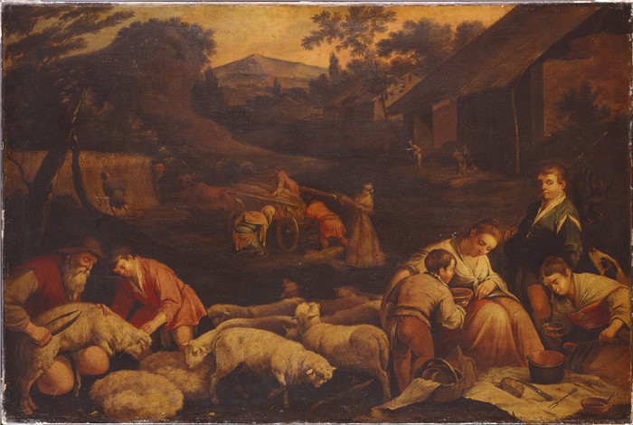 弗朗切斯科·巴萨诺（Francesco Bassano the Younger） 的画作-夏天