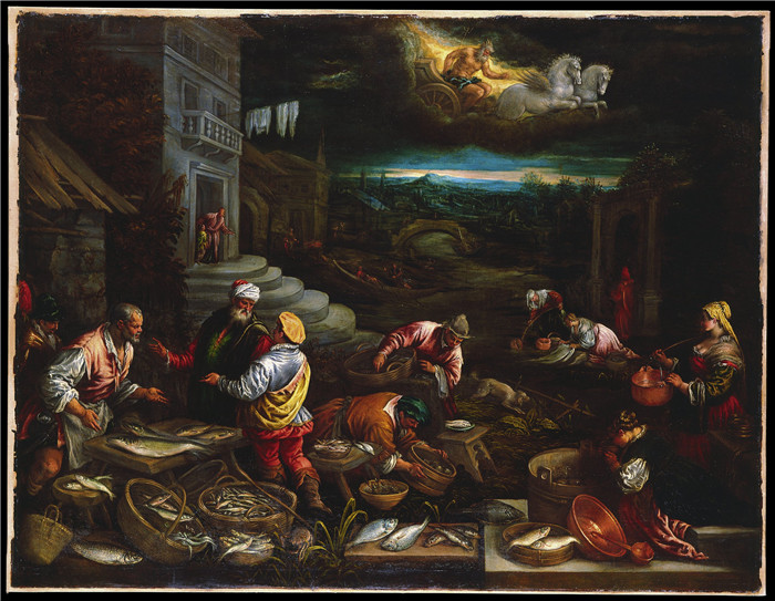 弗朗切斯科·巴萨诺（Francesco Bassano the Younger） 的画作-水元素