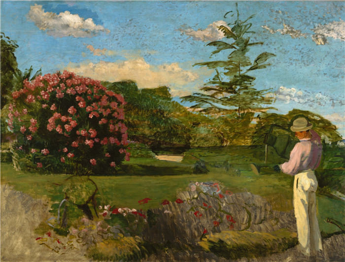 弗雷德里克·巴泽（Frédéric Bazille）-小园丁