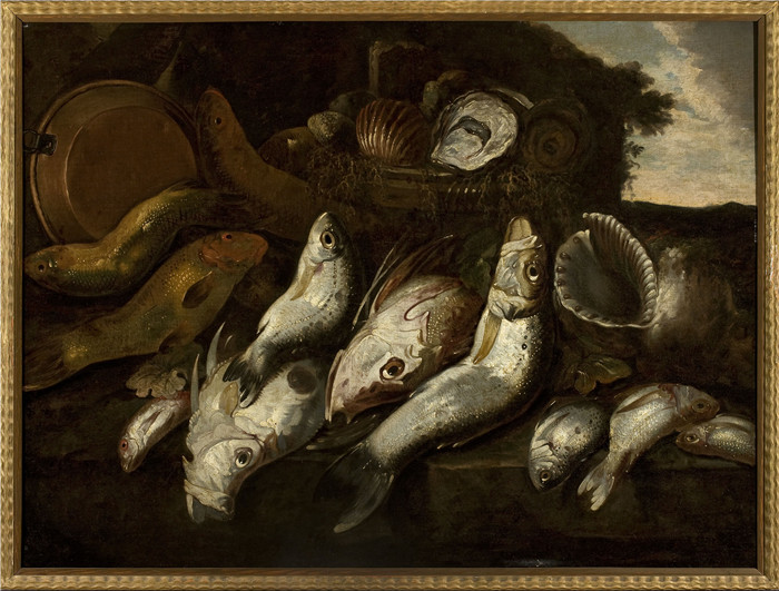 亚伯拉罕·范·贝耶伦（Abraham van Beijeren）作品-鱼