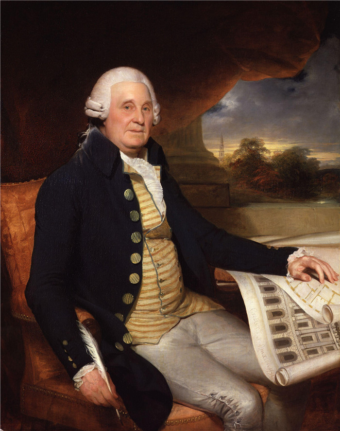 威廉·比奇（William Beechey）作品-约翰·卡尔