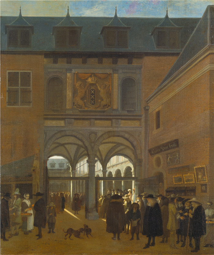 乔布·伯克海德 （Job Berckheyde）作品-阿姆斯特丹证券交易所