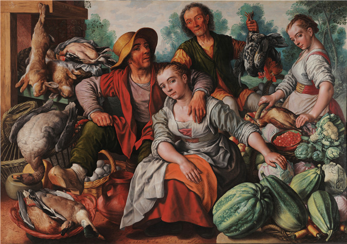 约阿希姆·布克莱尔(Joachim Beuckelaer)作品-乡村市场
