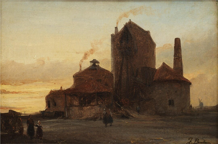 约翰内斯·博斯布姆(Johannes Bosboom) 画作-在 de Borinage