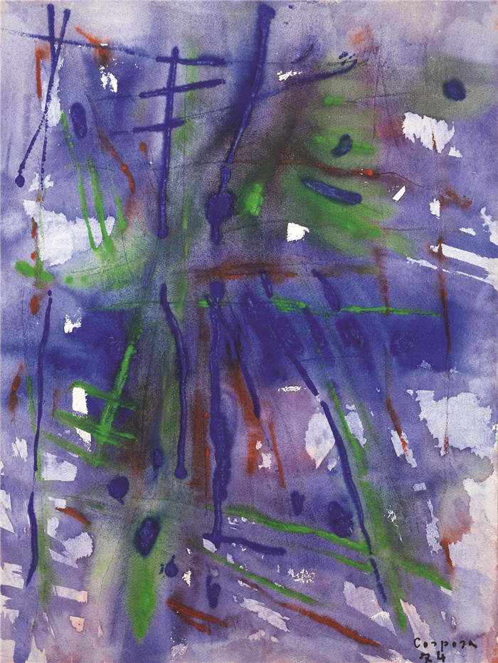 安东尼奥·库普拉（Antonio Corpora）作品-Senza titolo, 1974