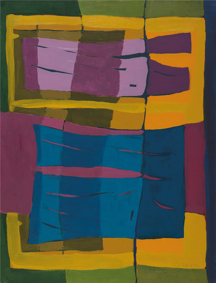 安东尼奥·库普拉(Antonio Corpora)作品-Bandiere sconosciute, 1971