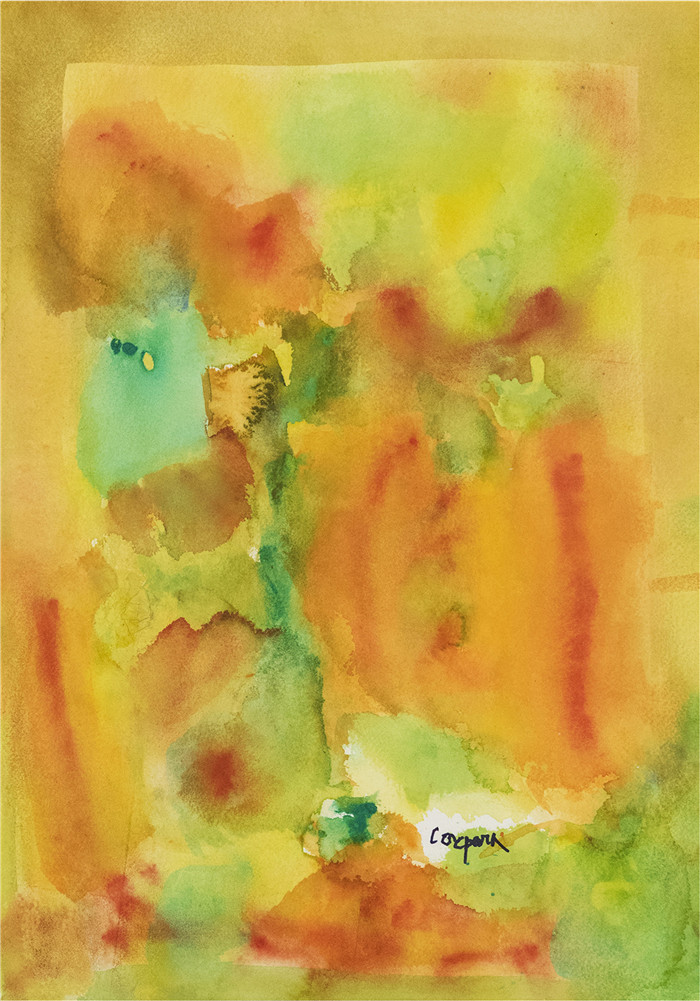 安东尼奥·库普拉(Antonio Corpora)作品-Antonio Corpora Misure 51 x 36 cm Anno 2001 Tecnica Acquerello