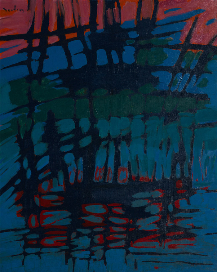 安东尼奥·库普拉（Antonio Corpora）作品-《马焦河》，1974年Il mare di maggio, 1974