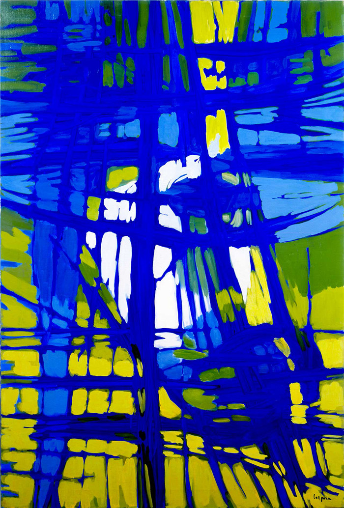 安东尼奥·库普拉（Antonio Corpora）作品-阿莫尔岛帆船 Vele e Gabbiani dellIsola dAmore 1973 resize