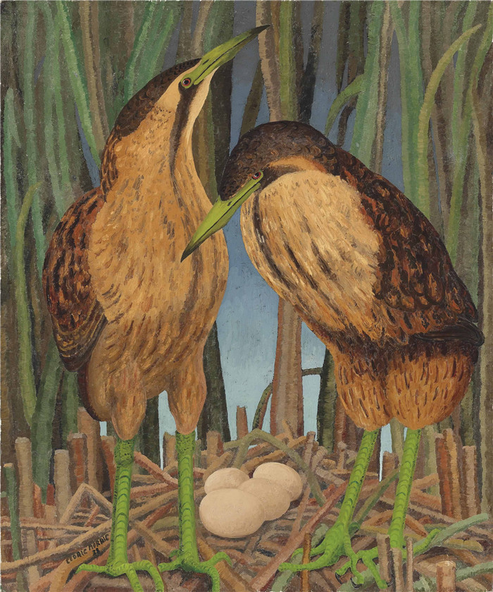 塞德里克·莫里斯(Cedric Morris)-巴伦斯爵士sir bitterns