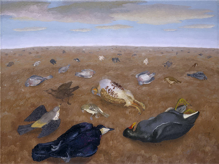 《耻辱的风景》塞德里克·莫里斯(Cedric Morris)-landscape of shame 1960 1341146908 org