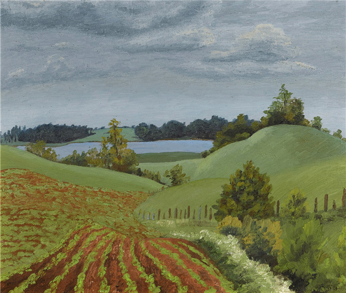 塞德里克·莫里斯（Cedric Morris）-景观Landscape
