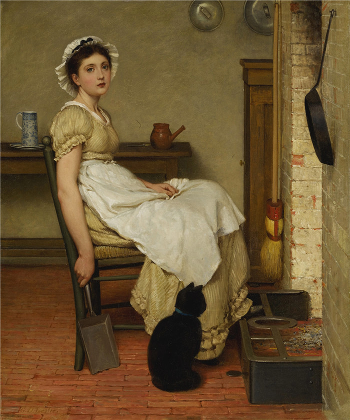 乔治·邓禄普·莱斯利（George Dunlop Leslie）油画-她的第一名Her First Place