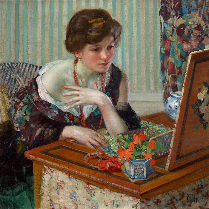 理查德·爱德华·米勒（Richard Edward Miller）-红色项链Scarlet Necklace