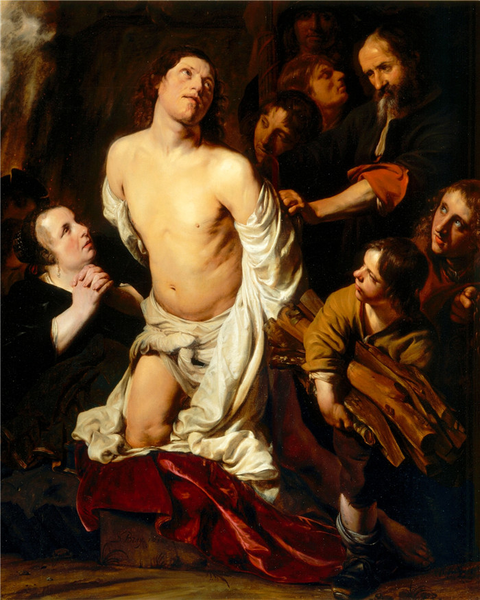 所罗门·德·布雷（Salomon de Bray）作品-圣劳伦斯殉难Martyrdom of Saint Lawrence LACMA M.2003.4