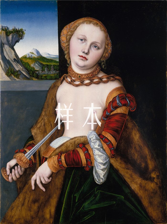 《卢克雷蒂亚 （1530）》老卢卡斯·克拉纳赫（Lucas Cranach the Elder）作品-Lucretia (1530)