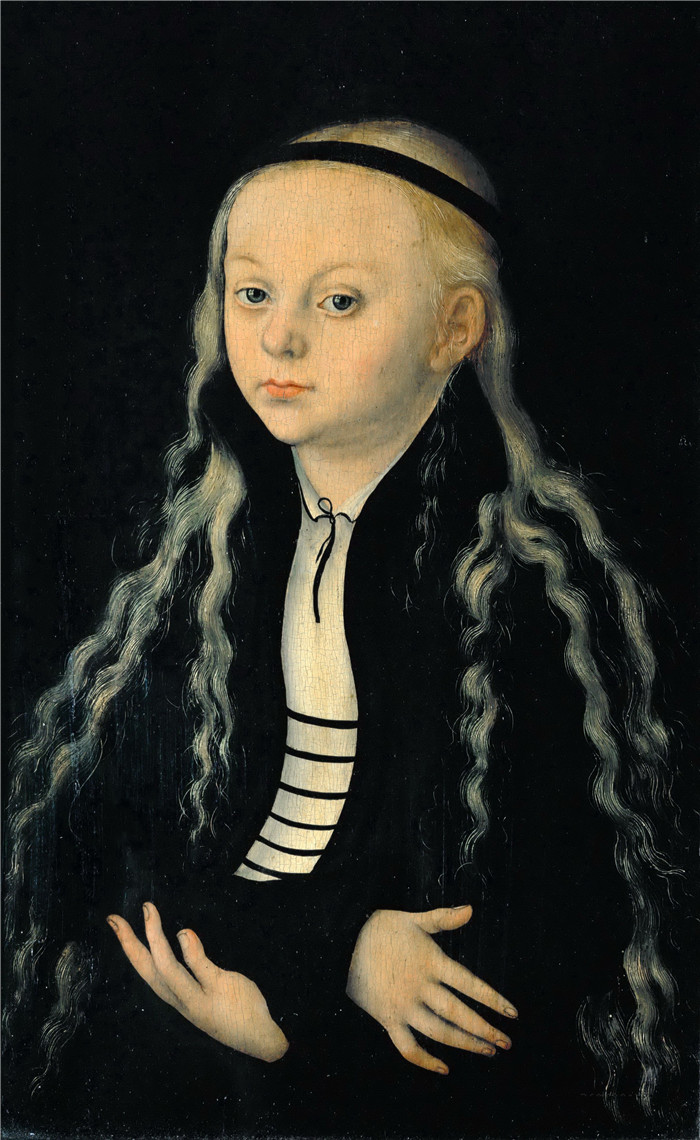 《玛格丽特·路德》老卢卡斯·克拉纳赫(Lucas Cranach the Elder)作品-Porträt, vermutlich von Magdalena Luther