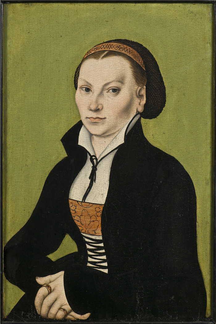 《马丁·路德(Lucas Cranach)的妻子》老卢卡斯·克拉纳赫(Lucas Cranach the Elder)作品