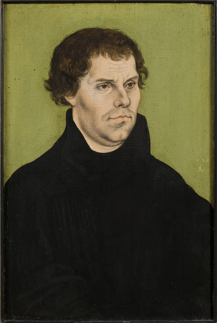 老卢卡斯·克拉纳赫(Lucas Cranach the Elder)作品-马丁·路德Martin Luther (1483 1546) (Lucas Cranach d.ä.)