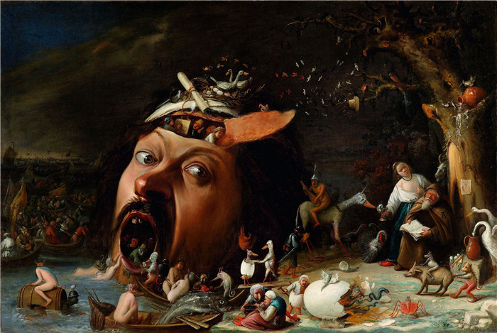 乔斯·范·克雷斯贝克（Joos van Craesbeeck）作品-圣安东尼的诱惑The Temptation of St Anthony