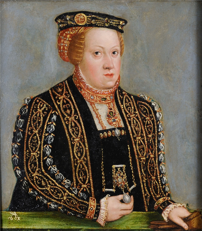 小卢卡斯·克拉纳赫（Lucas Cranach the Younger）作品-卡塔琳娜