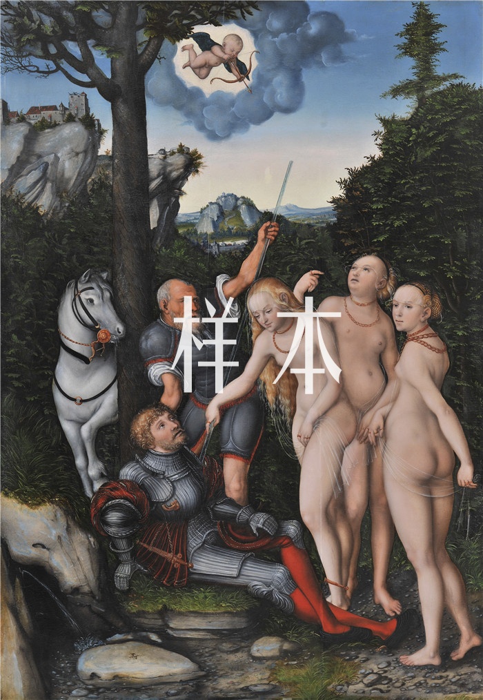 小卢卡斯·克拉纳赫(Lucas Cranach the Younger)作品-弗里登斯坦城堡Parisurteil