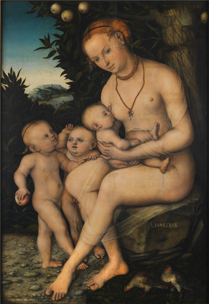 小卢卡斯·克拉纳赫(Lucas Cranach the Younger)作品-慈善Caritas (Weimar)