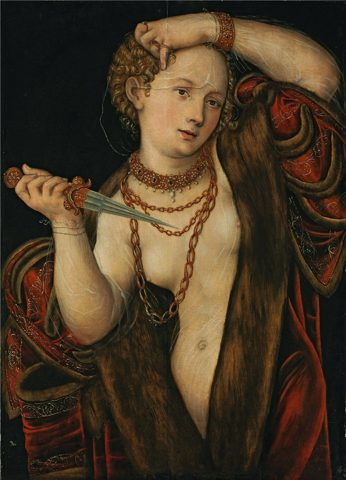 小卢卡斯·克拉纳赫(Lucas Cranach the Younger)作品-Lucretia