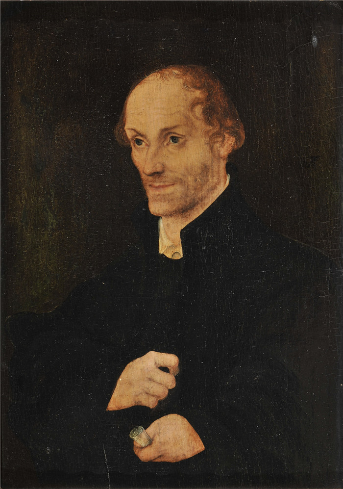 小卢卡斯·克拉纳赫（Lucas Cranach the Younger）作品-Philipp Melanchthon