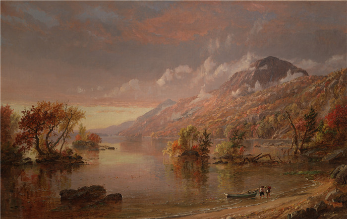 贾斯珀·弗朗西斯·克罗普西（Jasper Francis Cropsey）作品-乔治湖Lake George