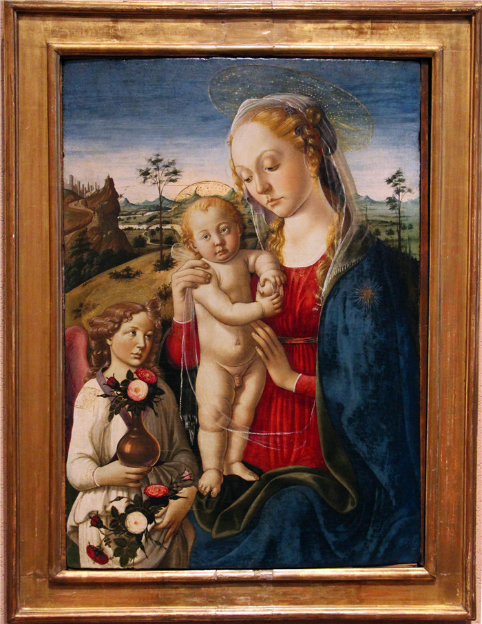 比亚焦·达安东尼奥 (Biagio dAntonio)-圣母与婴儿和天使