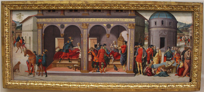 比亚焦·达安东尼奥 （Biagio dAntonio）-带有利润故事的盒子前面