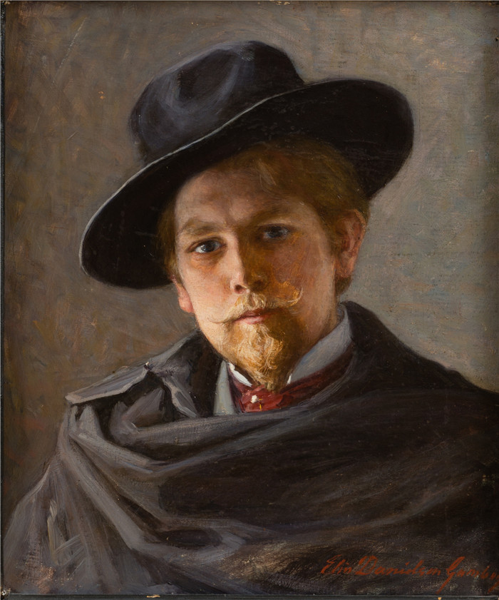 艾琳·丹尼尔森-甘博吉(Elin Danielson-Gambogi )的画作-音乐家